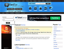 Tablet Screenshot of fanficoverflow.com